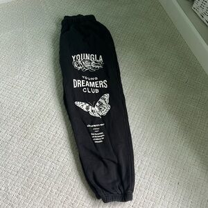 YoungLA W211 Dreamers Joggers, Charcoal